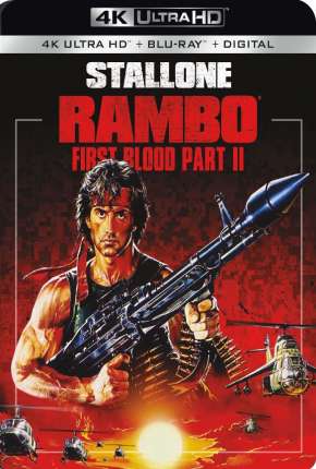 Filme Rambo 2 - A Missão 4K Dublado / Dual Áudio