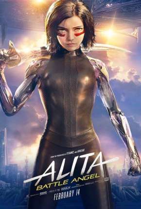 Filme Alita - Anjo de Combate - IMAX OPEN MATTE Dublado / Dual Áudio