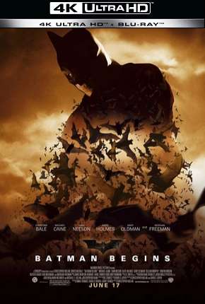 Filme Batman Begins - 4K Dublado / Dual Áudio