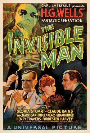 Filme O Homem Invisível 1933 - The Invisible Man Dublado / Dual Áudio