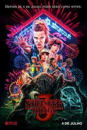 Série Stranger Things - 3ª Temporada HD Netflix Dublada / Dual Áudio