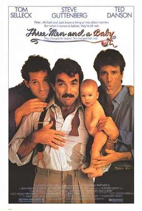 Filme Três Solteirões e um Bebê - 3 Men and a Baby Dublado / Dual Áudio