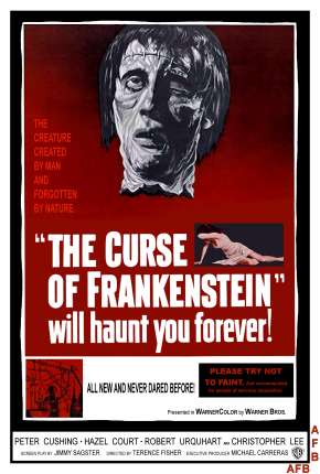 Filme A Maldição de Frankenstein - The Curse of Frankenstein Dublado / Dual Áudio