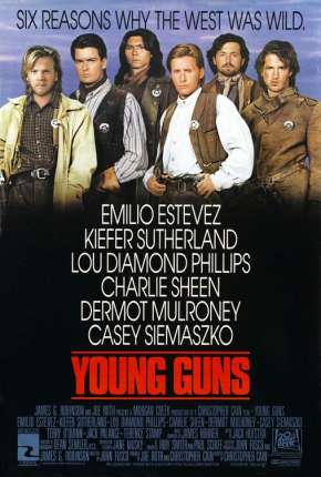 Filme Os Jovens Pistoleiros - Young Guns Dublado / Dual Áudio