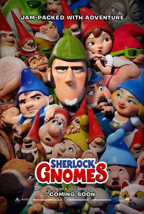 Filme Sherlock Gnomes e o Mistério do Jardim Dublado / Dual Áudio