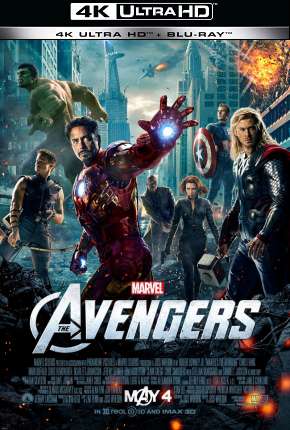 Filme The Avengers - Os Vingadores - 4K Dublado