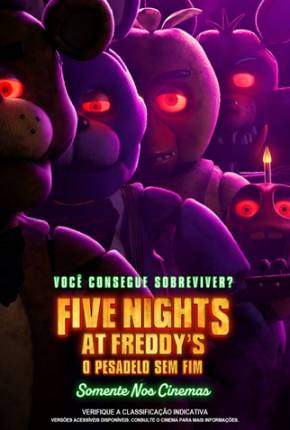 Filme Five Nights At Freddys - O Pesadelo Sem Fim Dublado / Dual Áudio