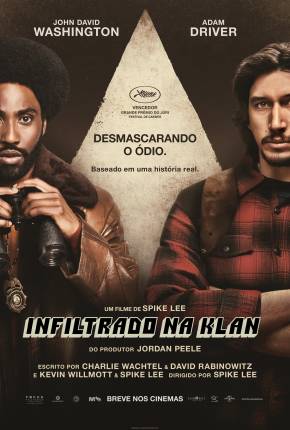 Filme Infiltrado na Klan - BlacKkKlansman Dublado / Dual Áudio