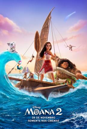 Filme Moana 2 - R5 Dublado / Dual Áudio